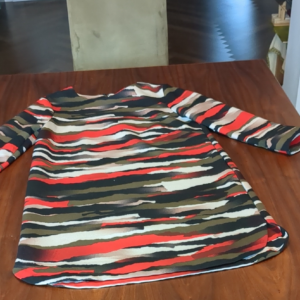 H&M Multicolor Patterned Mini Dress